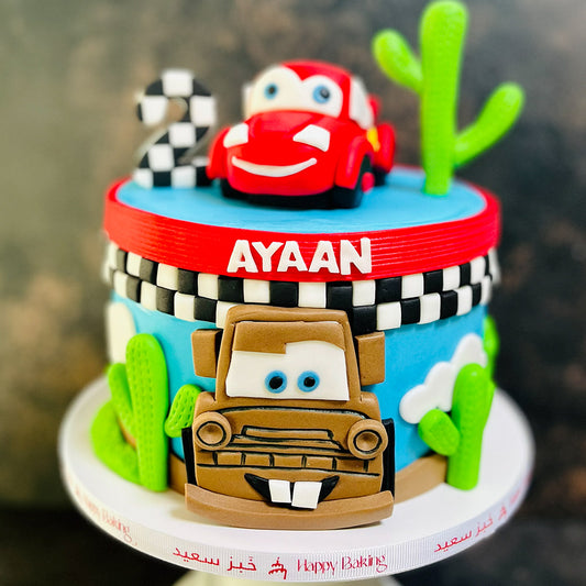 Lightning McQueen Speed Cake