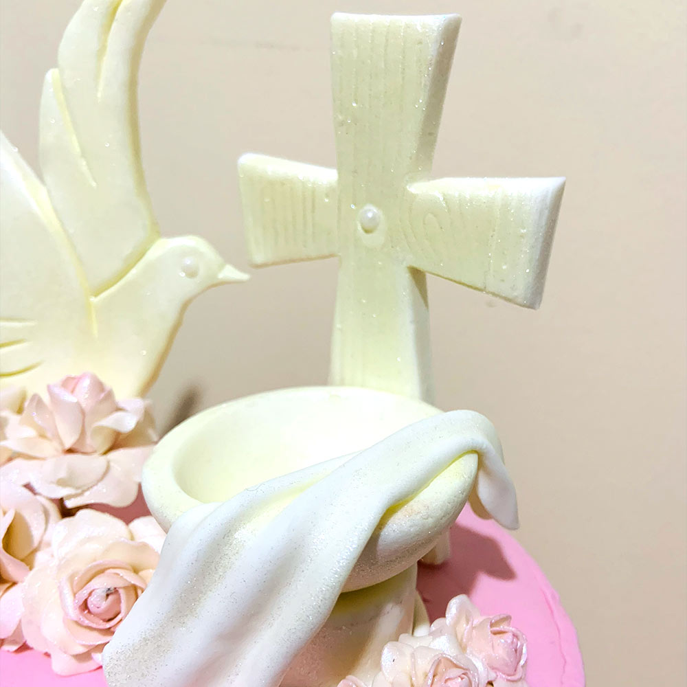 God’s Little Miracle Baptism Cake