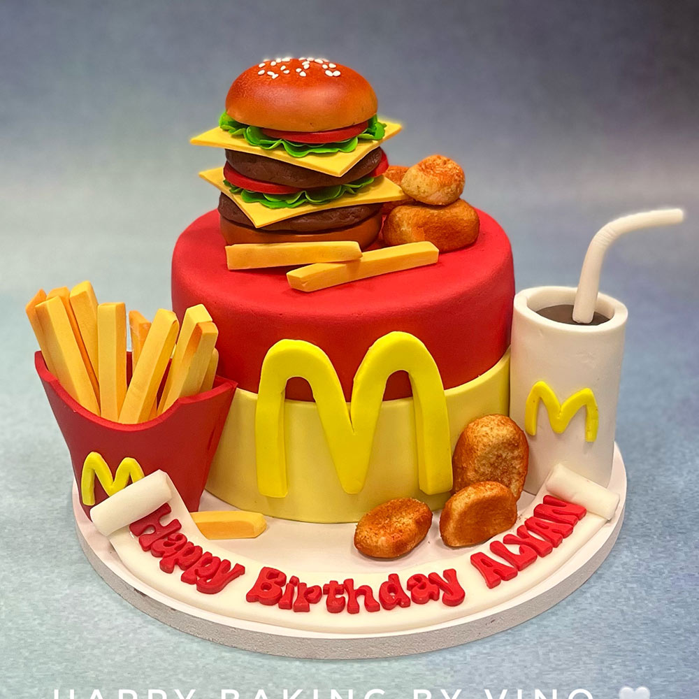 Mc Donalds Big Burger Cake