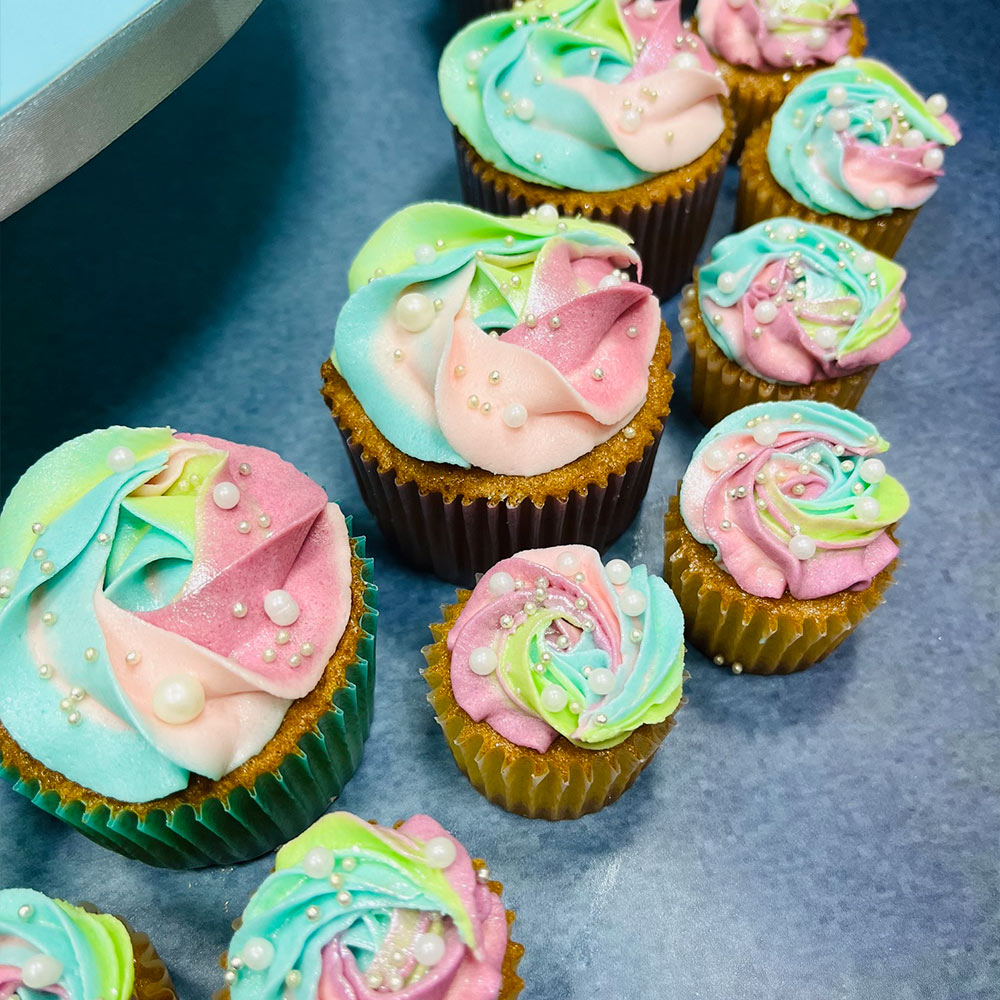 Mermaid Themed Cupcakes