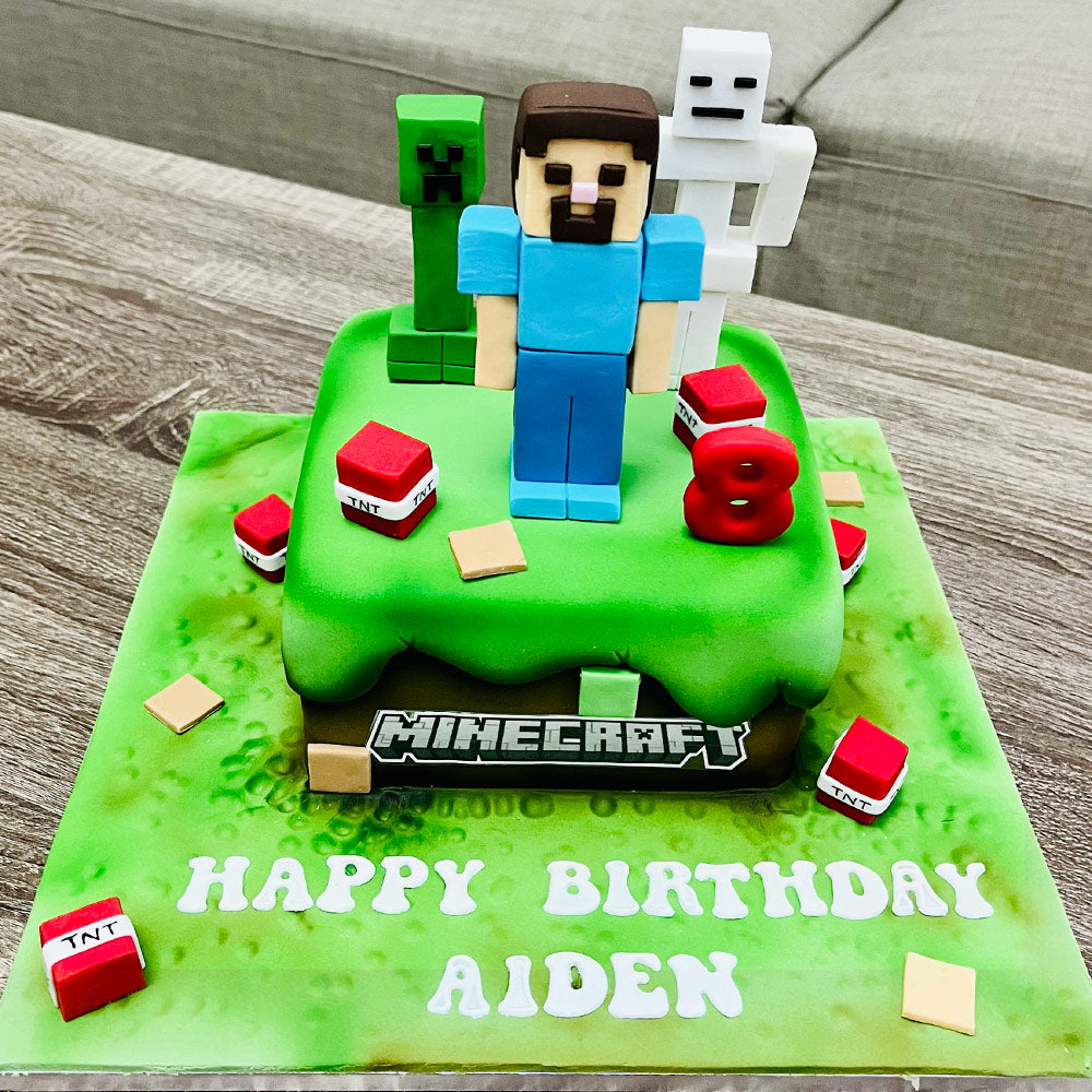 Minecraft Square Cake