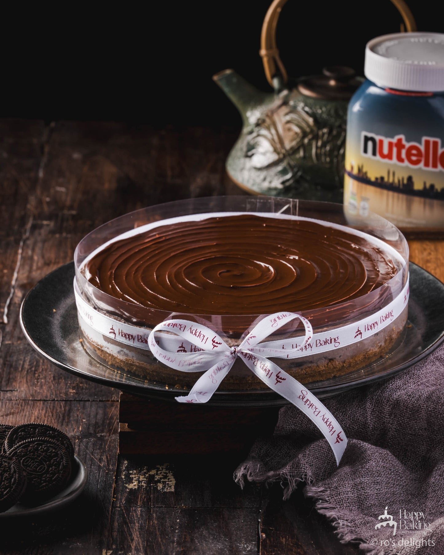 Oreo Nutella Cheesecake