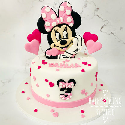 Pink Minnie Mouse Cake