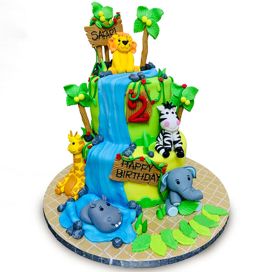 Safari Themed Cake