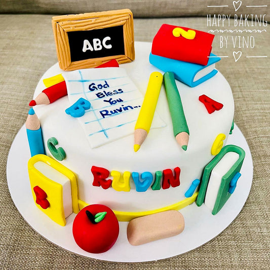 School Themed Cake 04
