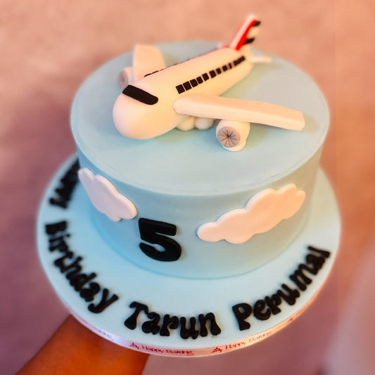 Simple Aero plane Themed Cake
