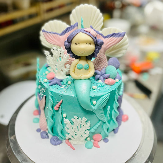 Sleeping Mermaid Cake