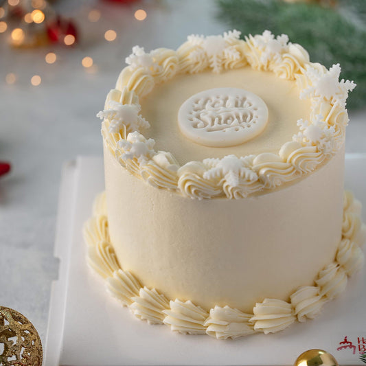 White Snowflakes Cake