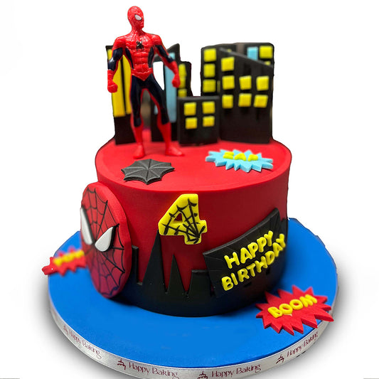Spider Man Toy Cake