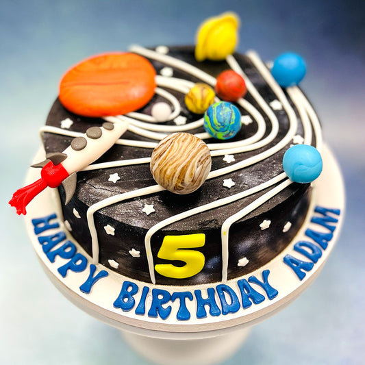 Sun & Planets Cake