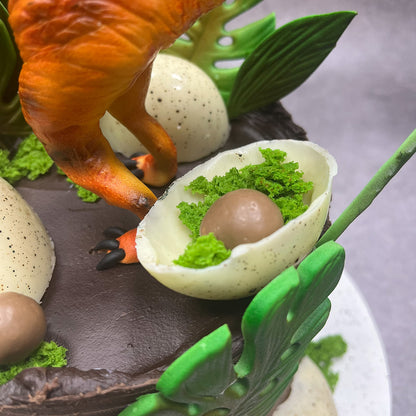 T-Rex Jungle Themed Cake