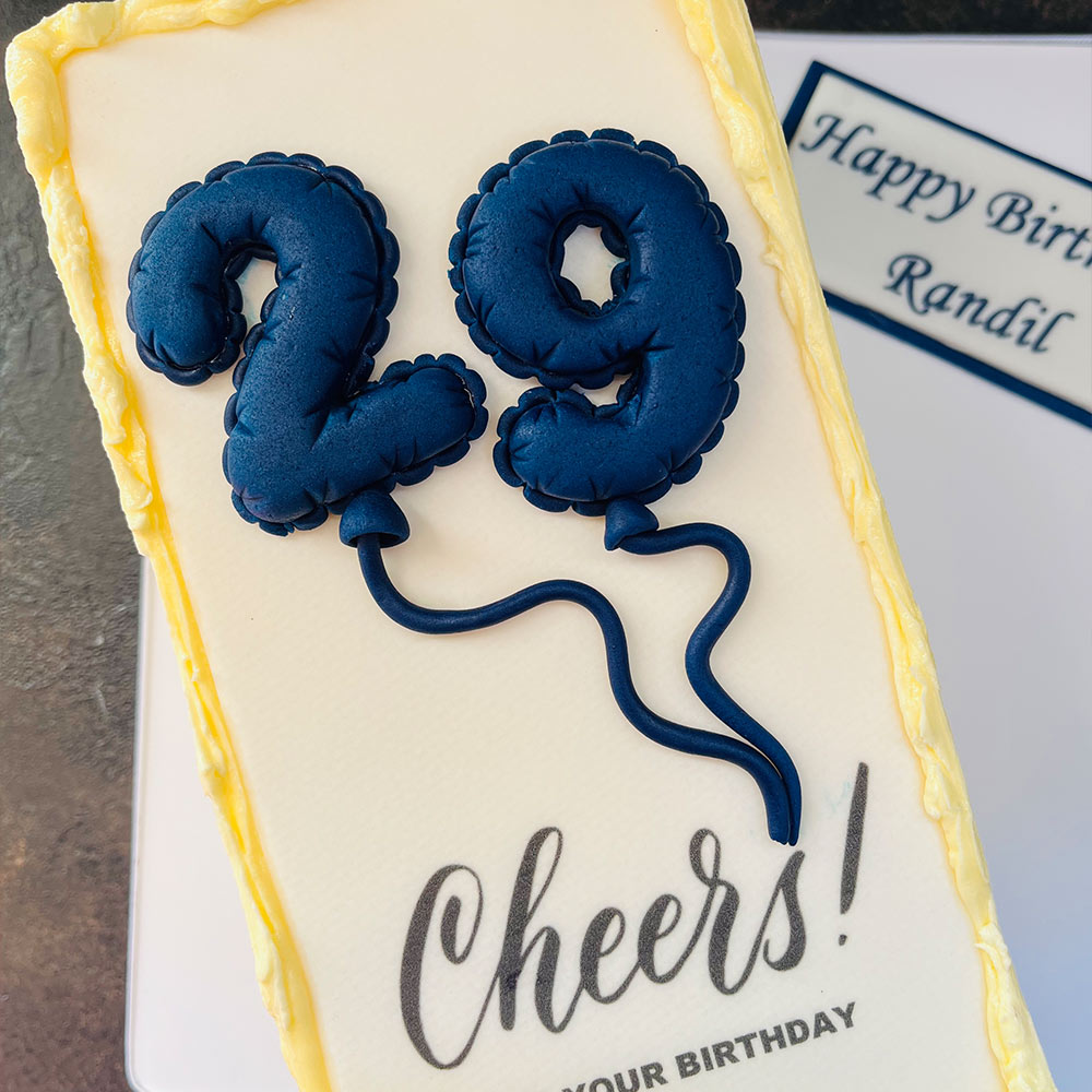 Timeless Number Cake