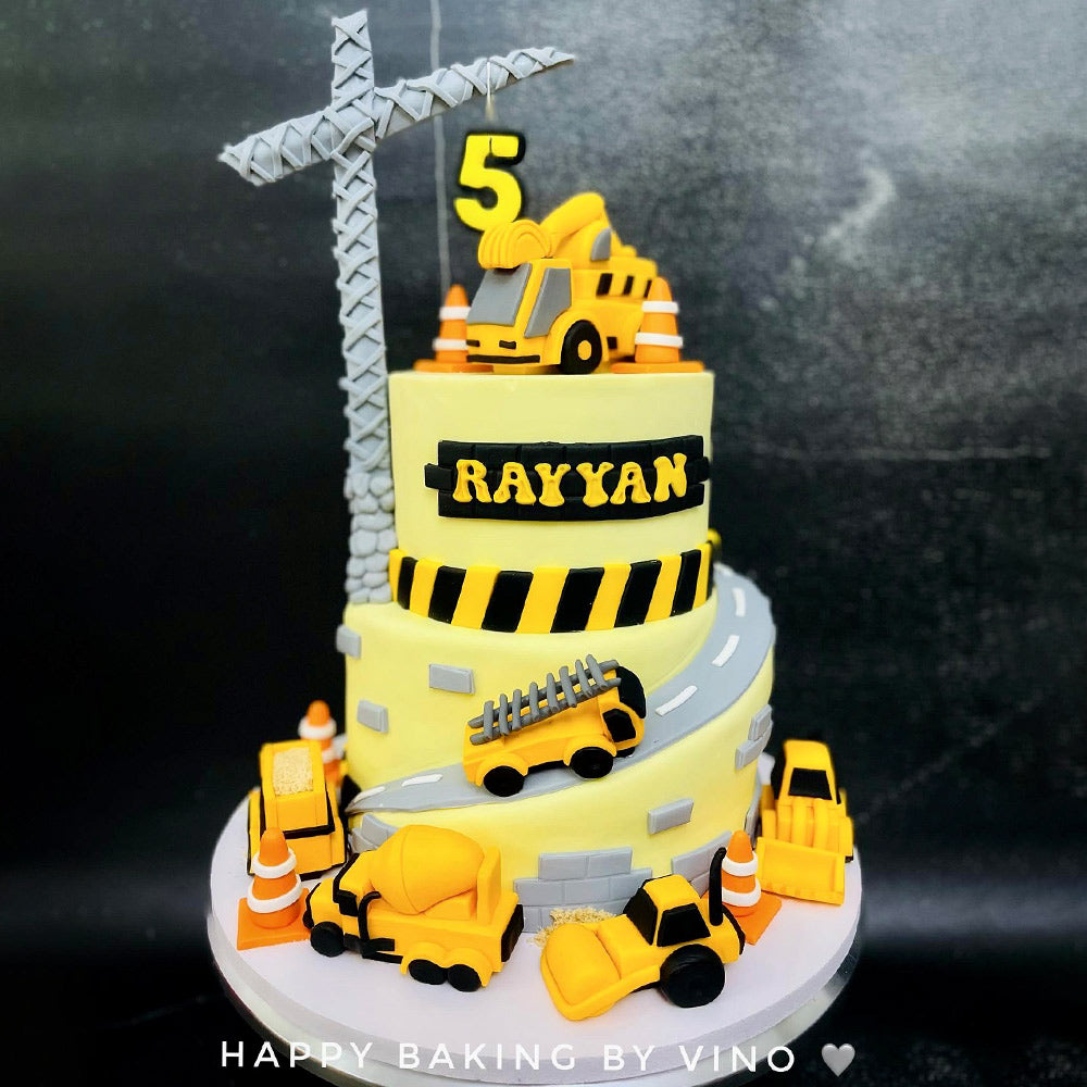 Under Construction Cake