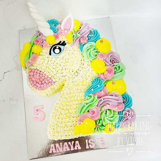 Unicorn Buttercream Cake