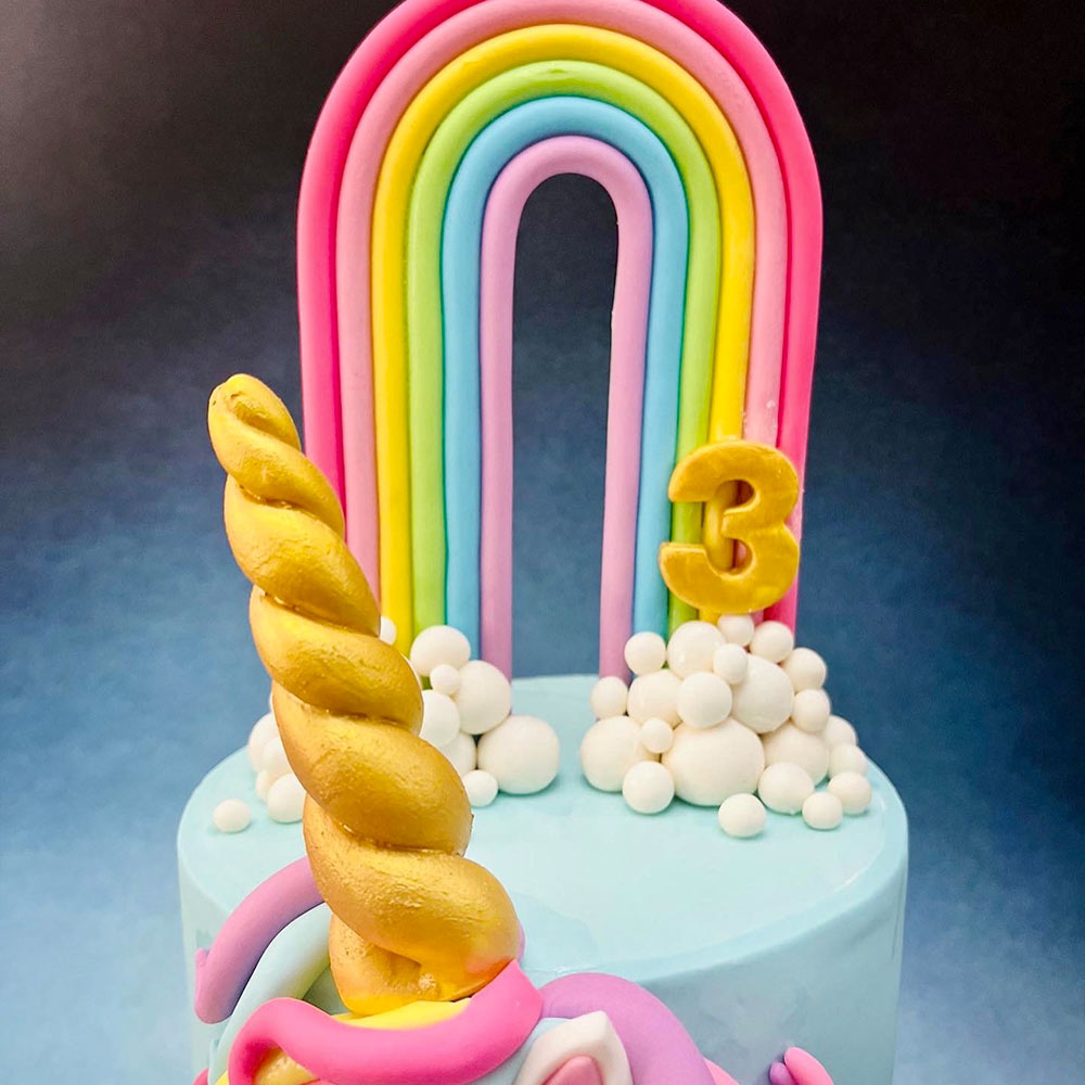 Unicorn Floral Cake