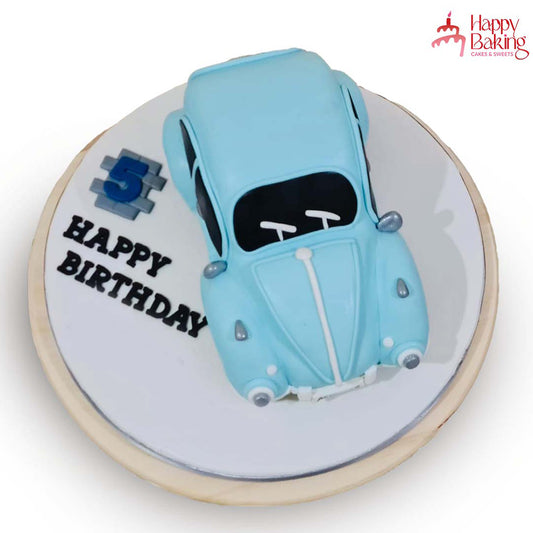 Volkswagen Beetle Car Cake