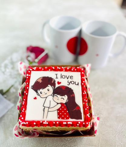 💕 I Love You – Bento Cake