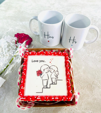 💕 Love You – Bento Cake