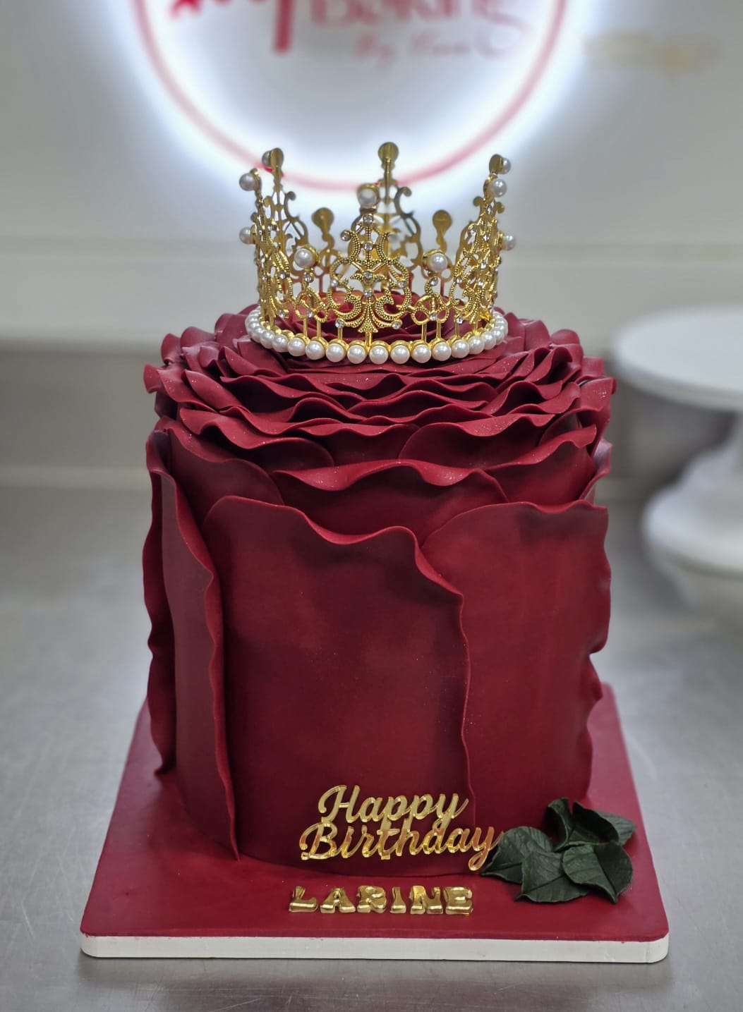 Rose Petal Elegance Cake