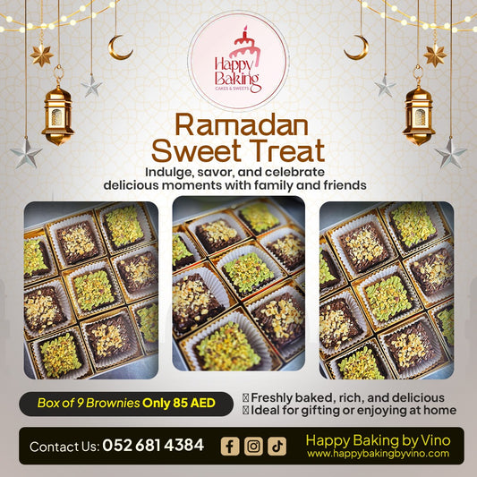 Luxury Brownie Treat Box (9 pcs)