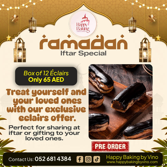 Chocolate Indulgence Éclair Box (12 pcs)