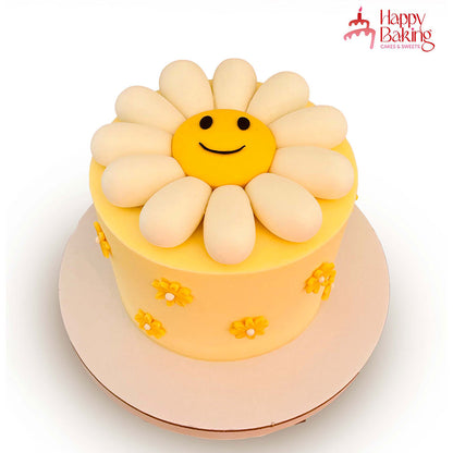 White Daisy Cake