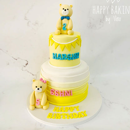 Yellow Bears Cake