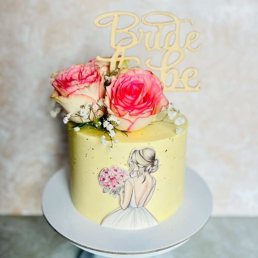 Floral Bridal Beauty Cake