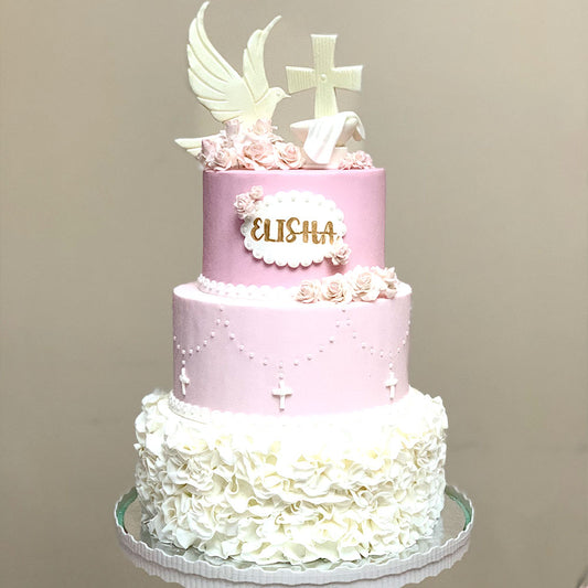God’s Little Miracle Baptism Cake